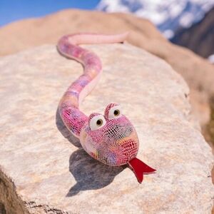 Pink Snake Plush Toy